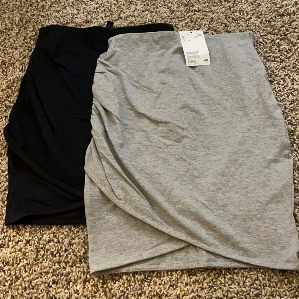 Ruched Pencil Skirt